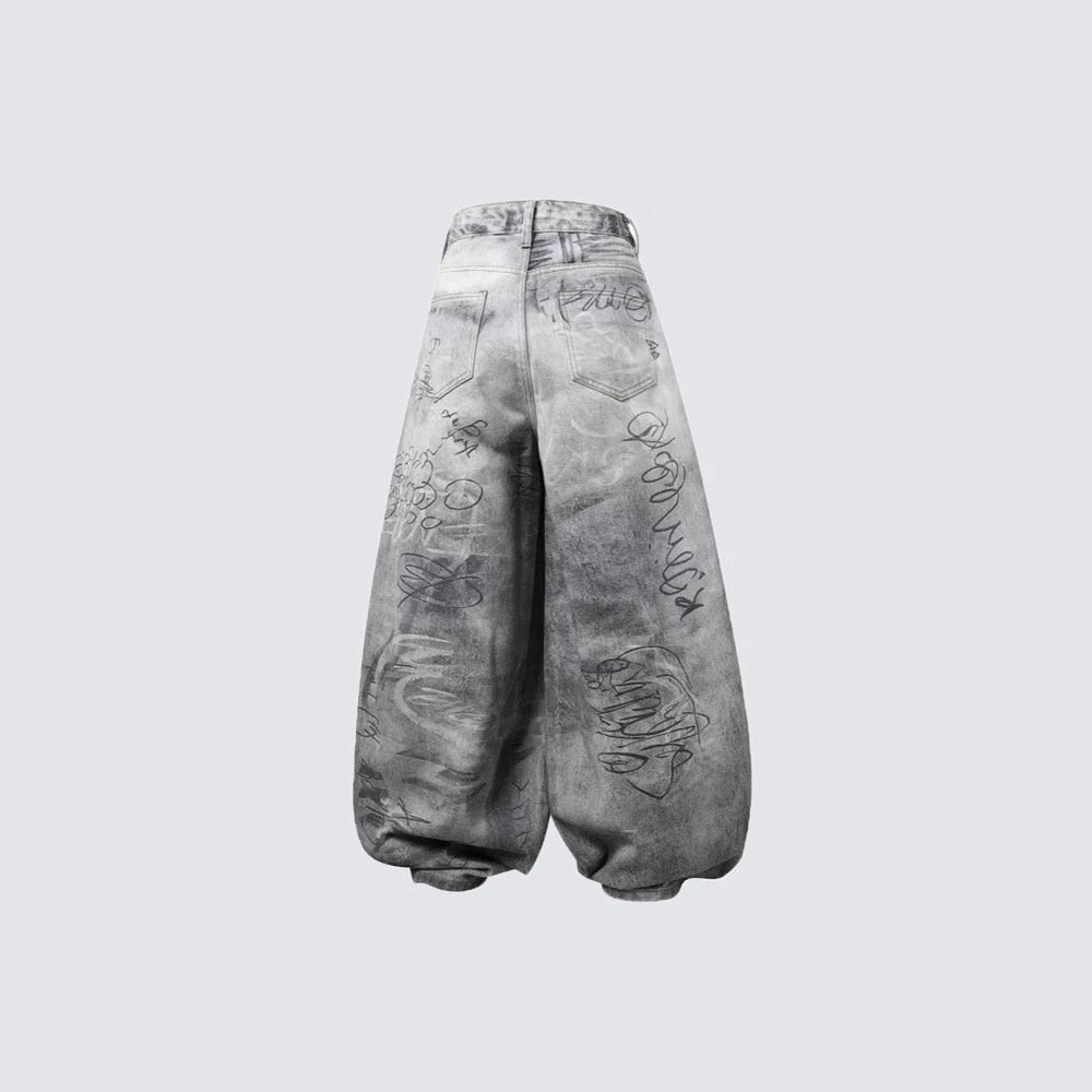 Loose Fit Denim Jeans