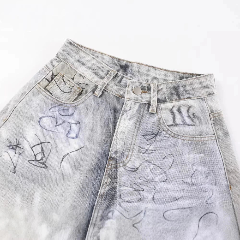 Loose Fit Denim Jeans