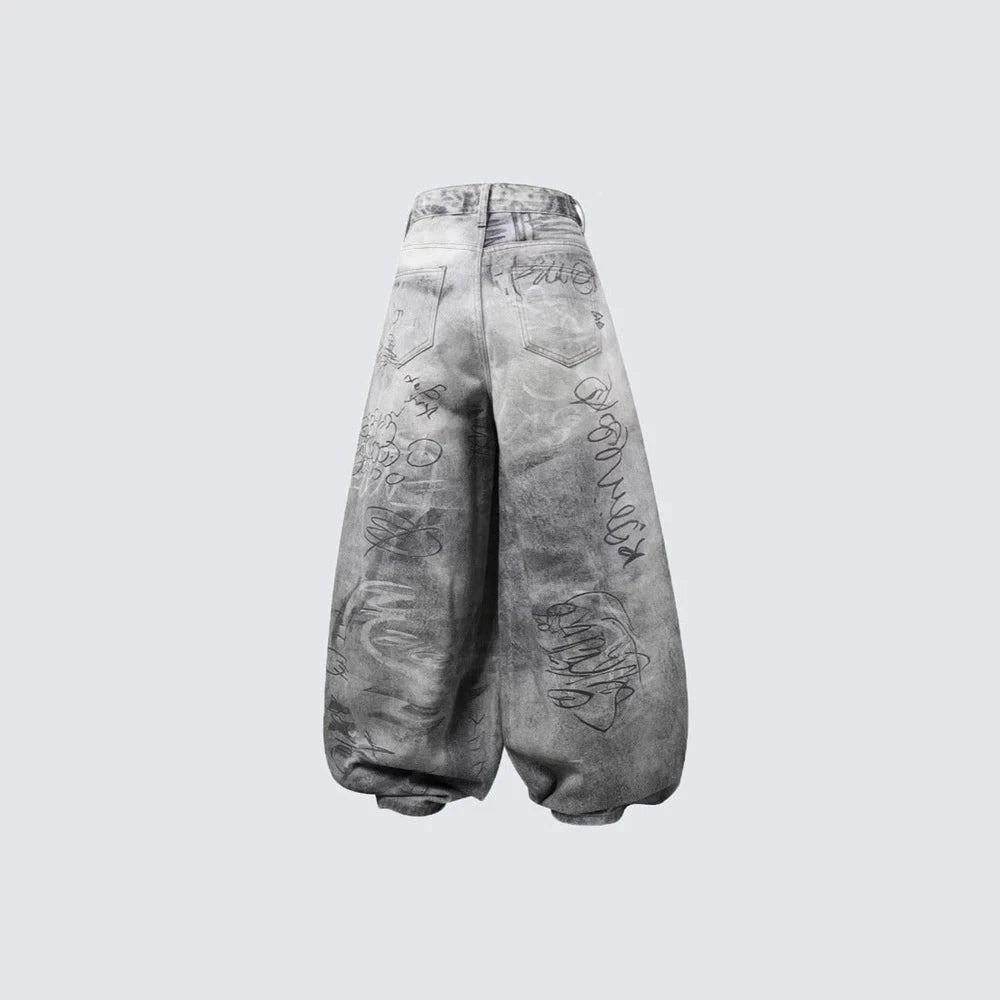 Loose Fit Denim Jeans