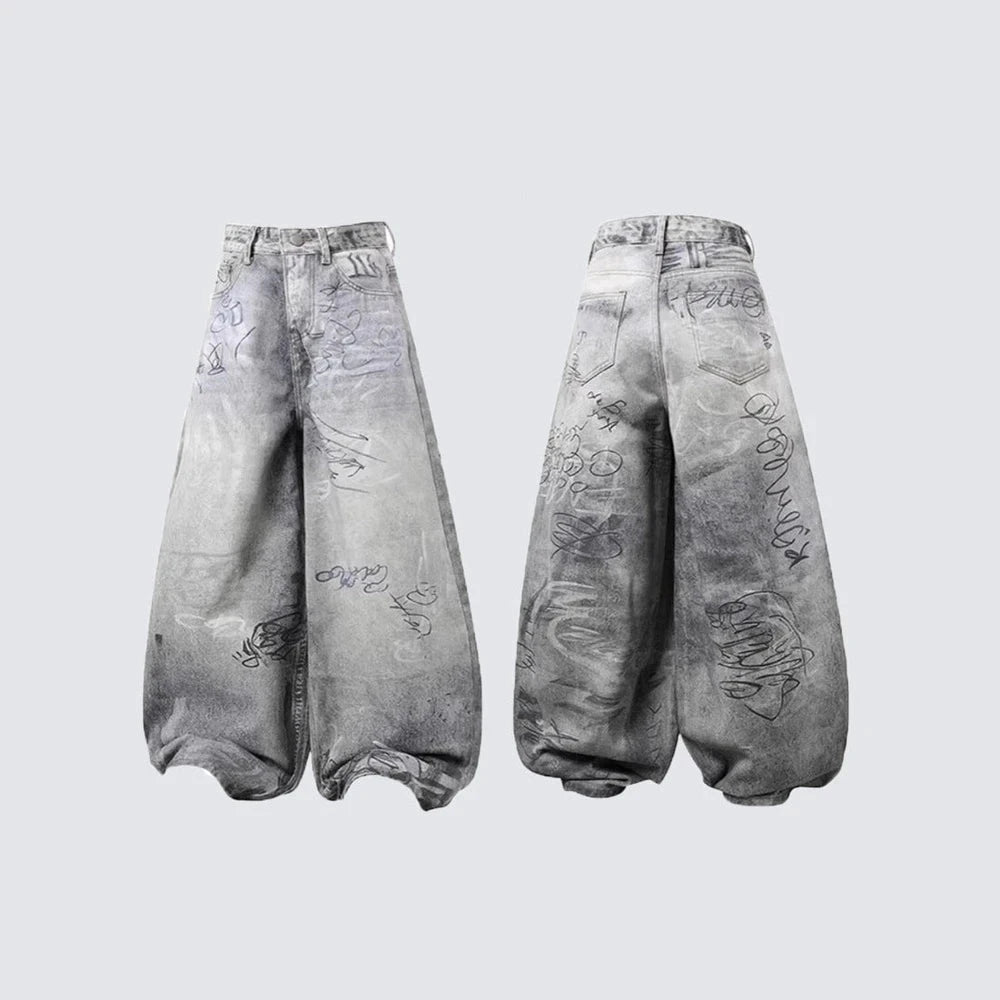Loose Fit Denim Jeans