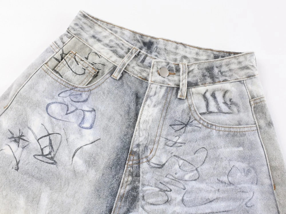 Loose Fit Denim Jeans