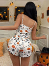 Pumpkin Print Cami Lounge Set