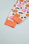 Pumpkin Print Lounge Set