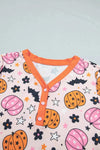 Pumpkin Print Lounge Set