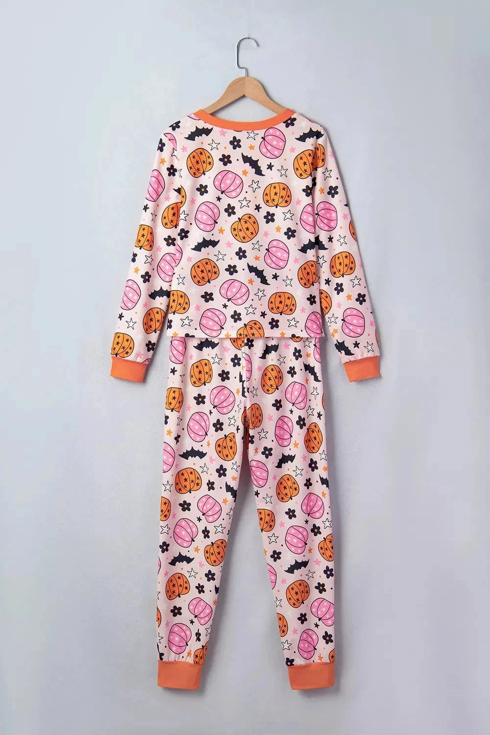 Pumpkin Print Lounge Set