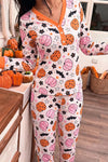 Pumpkin Print Lounge Set