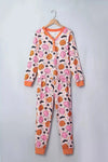 Pumpkin Print Lounge Set