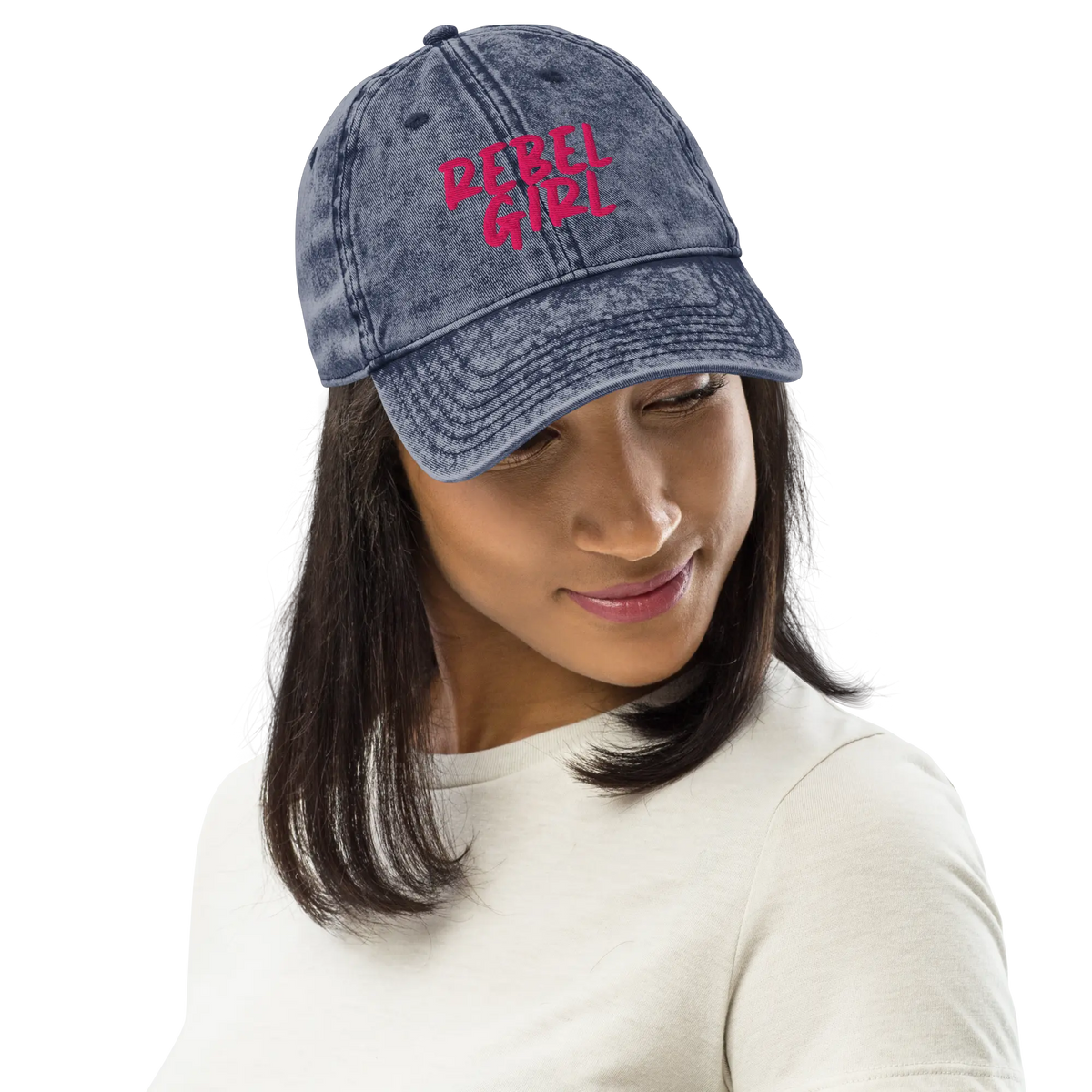 Vintage Cap REBEL GIRL Vintage Cotton Twill Cap