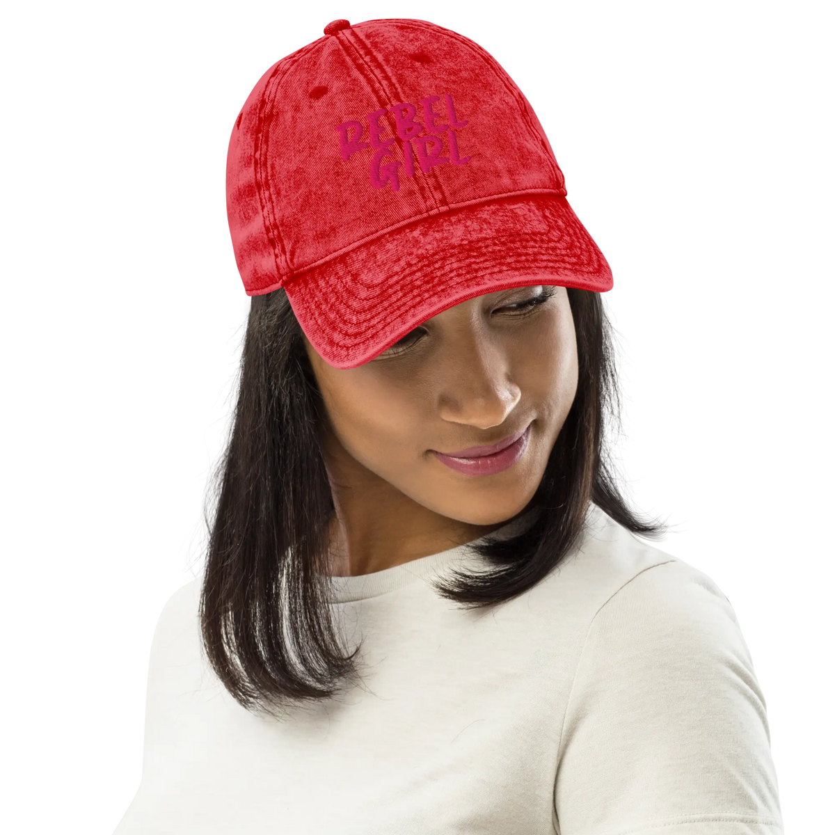 Vintage Cap REBEL GIRL Vintage Cotton Twill Cap